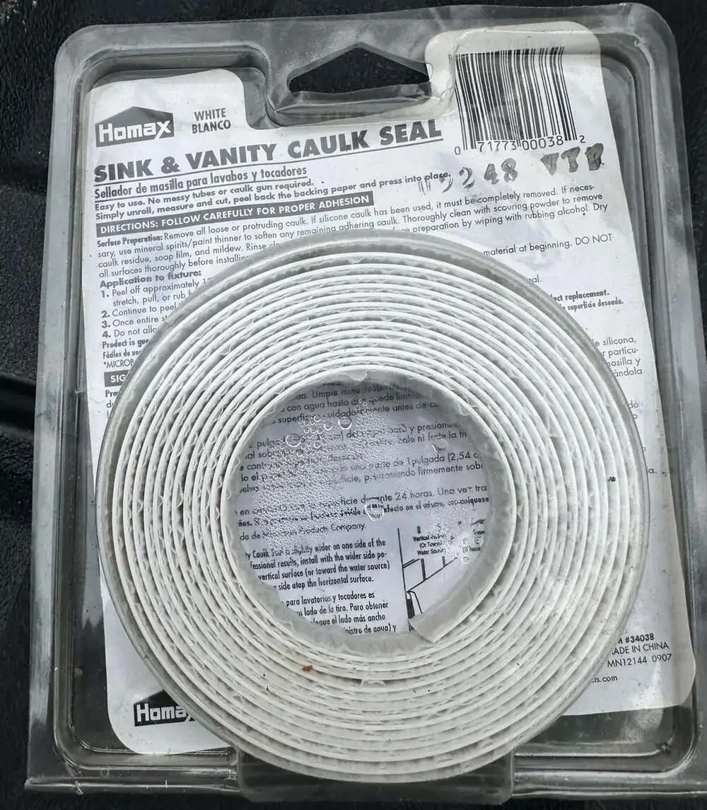 Homax Sink & Vanity Caulk Seal #38 White